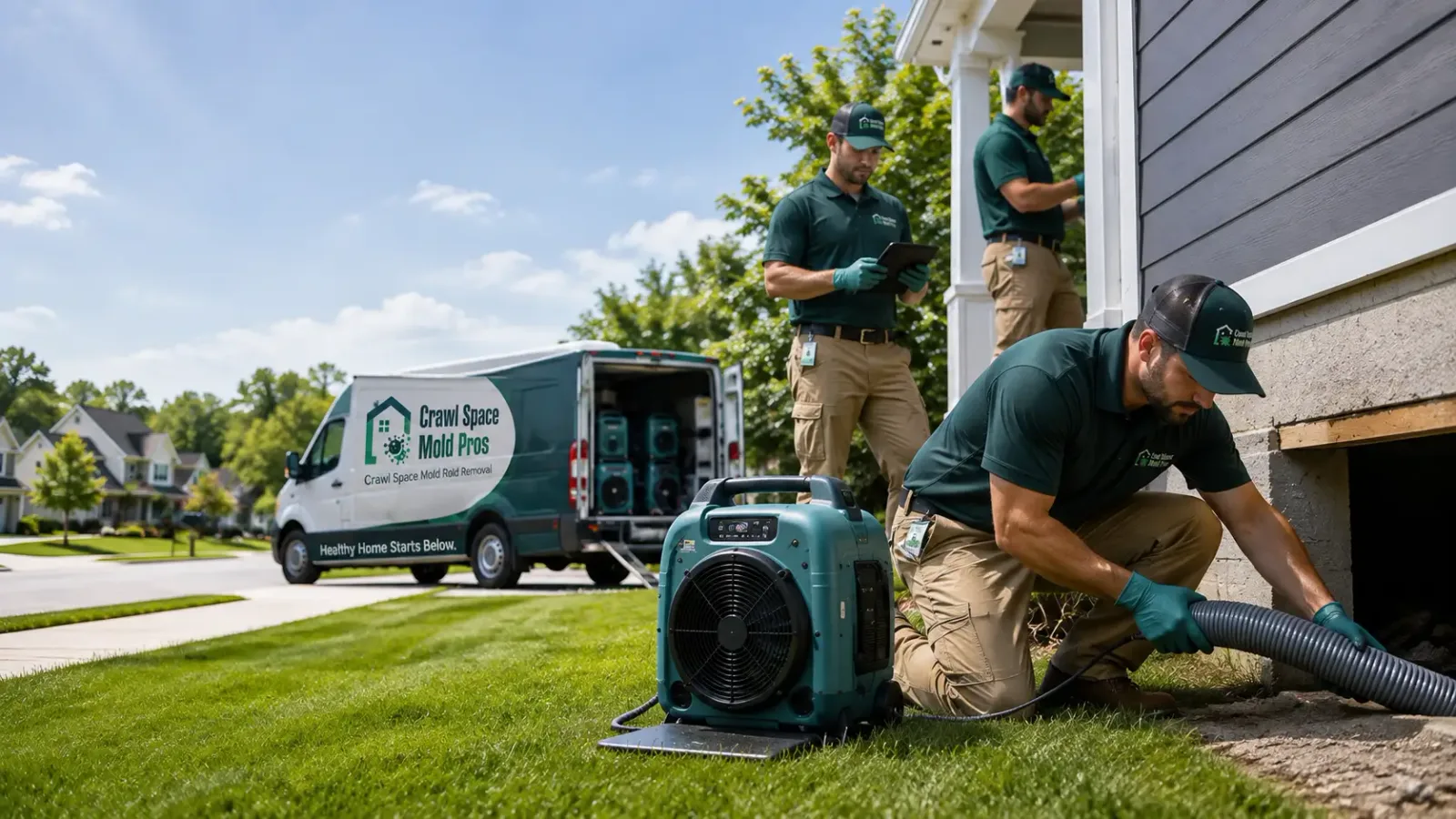 Crawl Space Mold Removal in Carroll, IA